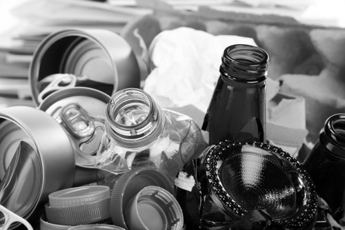 Exterior view of office clearance team at Manor Park starting a sustainable collection